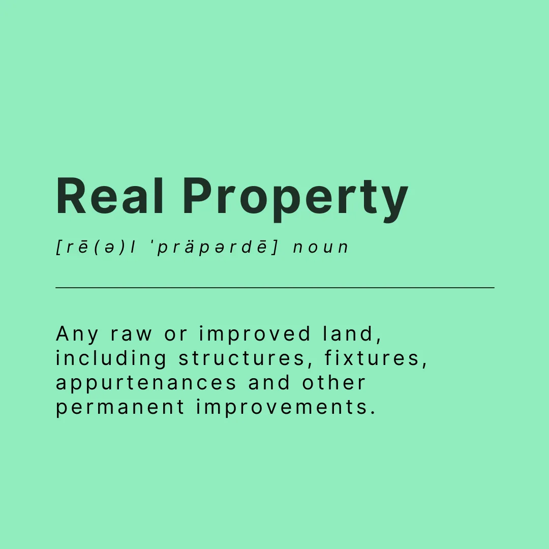 Real Property 1031 exchange